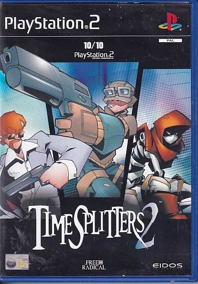 TimeSplitters 2 - PS2 (B Grade) (Genbrug)